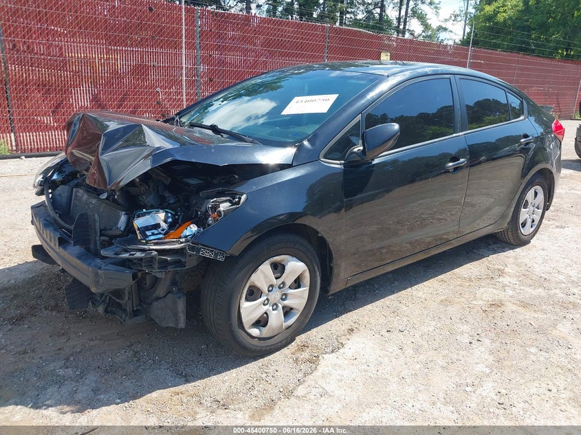 2015 Kia Forte VIN KNAFK4A65F5428900 IAAI salvage auction — FRONT & REAR, Salvage (Texas), sold $450 on 2026-07-16 (photo 2)
