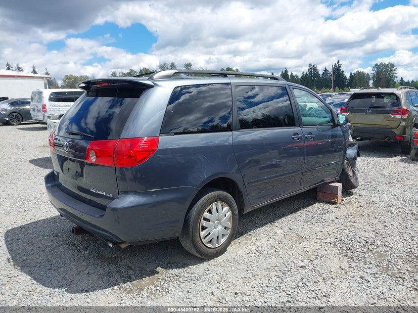 2009 Toyota Sienna VIN 5TDZK23C19S240798 IAAI salvage auction — RIGHT FRONT, Bill Of Sale (Washington), sold $725 on 2026-07-08 (photo 4)