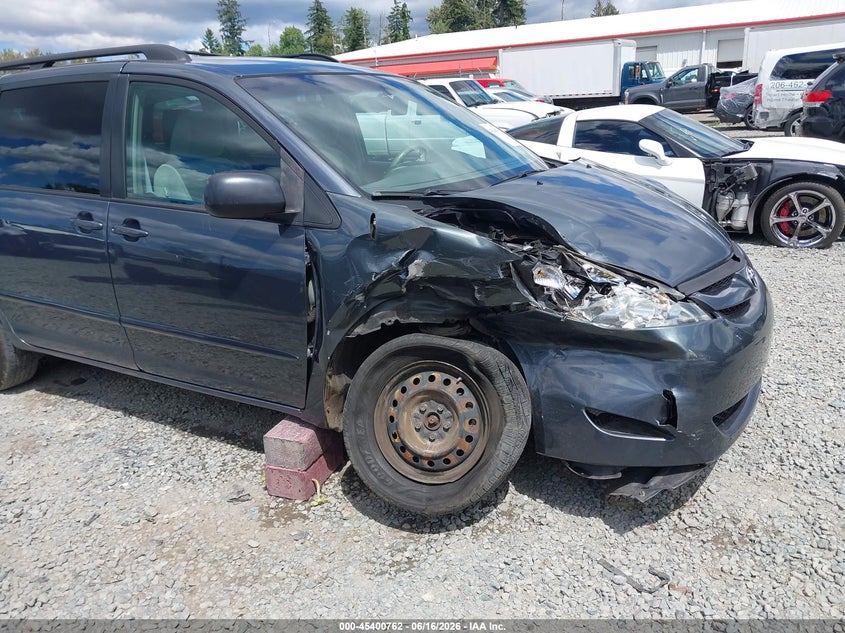 2009 Toyota Sienna VIN 5TDZK23C19S240798 IAAI salvage auction — RIGHT FRONT, Bill Of Sale (Washington), sold $725 on 2026-07-08 (photo 6)