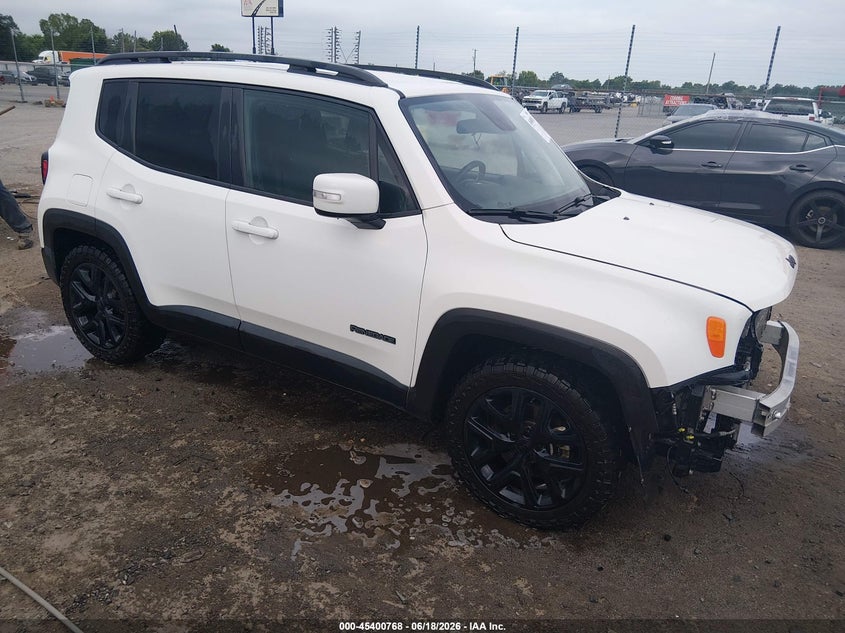2018 Jeep Renegade VIN ZACCJABBXJPJ53427 IAAI salvage auction — FRONT END, Clear (Arkansas), sold $2,450 on 2026-08-07 (photo 1)