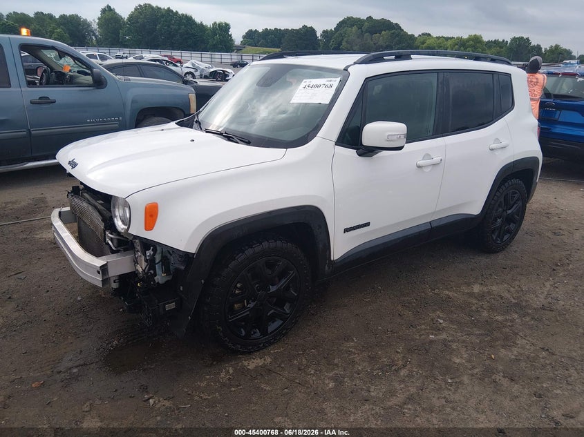 2018 Jeep Renegade VIN ZACCJABBXJPJ53427 IAAI salvage auction — FRONT END, Clear (Arkansas), sold $2,450 on 2026-08-07 (photo 2)