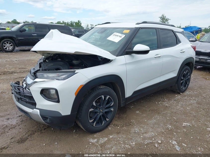 2021 Chevrolet Trailblazer VIN KL79MPS23MB120157 IAAI salvage auction — FRONT END, Salvage Title, sold $1,650 on 2026-07-23 (photo 2)