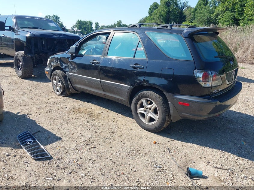 2002 Lexus Rx 300 VIN JTJHF10UX20236083 IAAI salvage auction — SIDE, Salvage - Greater Than 75% (Maryland), sold $375 on 2026-07-22 (photo 3)