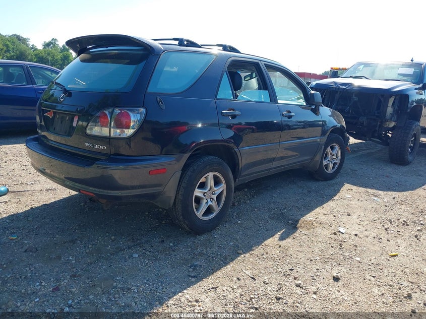 2002 Lexus Rx 300 VIN JTJHF10UX20236083 IAAI salvage auction — SIDE, Salvage - Greater Than 75% (Maryland), sold $375 on 2026-07-22 (photo 4)