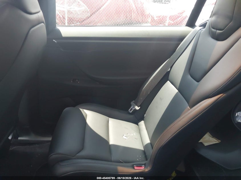2021 Tesla Model x VIN 5YJXCBE47MF323353 IAAI salvage auction — FRONT END, Salvage - Greater Than 75% (Maryland), sold $7,575 on 2026-07-13 (photo 8)