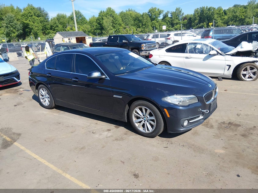 2015 BMW 5er VIN WBA5A7C51FG143765 IAAI salvage auction — NORMAL WEAR, Bill Of Sale - Parts Only (Connecticut), sold $475 on 2026-07-30 (photo 1)