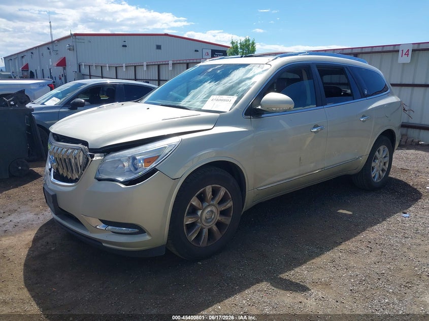 2014 Buick Enclave VIN 5GAKVCKD5EJ235895 IAAI salvage auction — FRONT END, Bill Of Sale (Washington), sold $650 on 2026-08-01 (photo 2)
