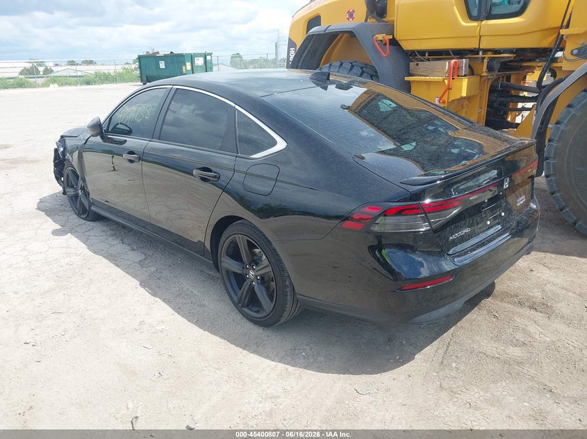 2025 Honda Accord VIN 1HGCY2F58SA091702 IAAI salvage auction — LEFT FRONT, Clear Claim Paid (Wisconsin), sold $9,300 on 2026-07-31 (photo 3)