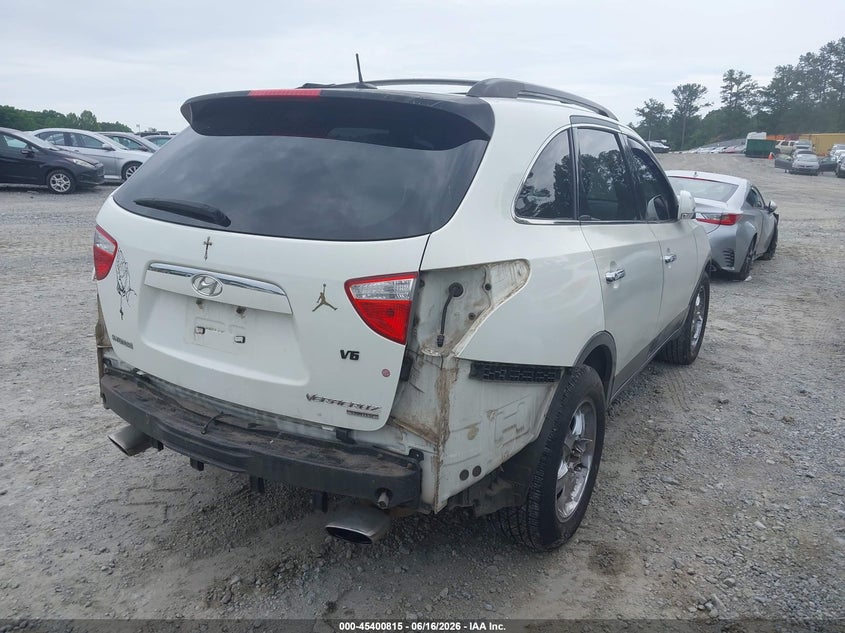 2010 Hyundai Veracruz VIN KM8NU4CC8AU116253 IAAI salvage auction — REAR END, Salvage (Georgia), sold $1,500 on 2026-07-16 (photo 4)