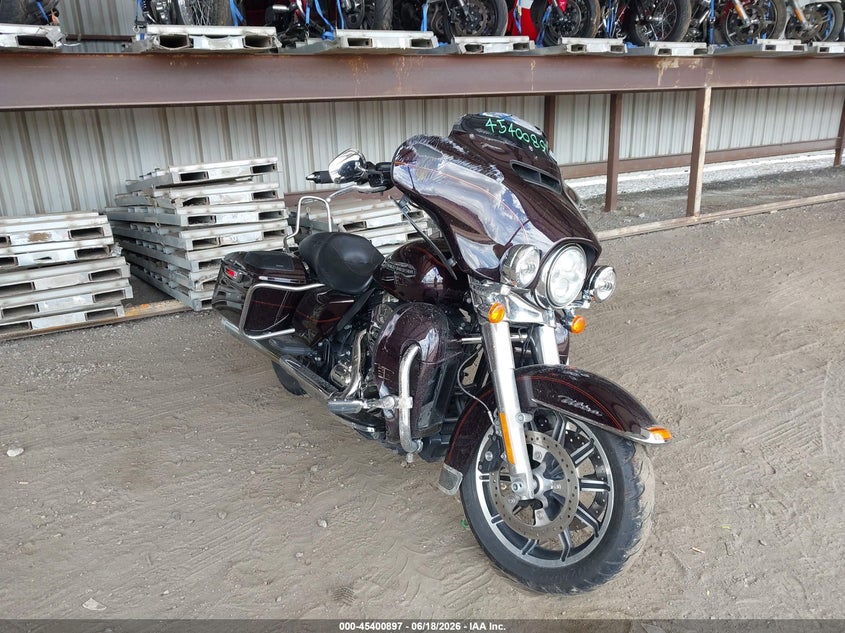 2014 Harley-davidson Electra glide VIN 1HD1FCM12EB674300 IAAI salvage auction — FRONT END, Salvage (Ohio), sold $4,100 on 2026-07-08 (photo 1)