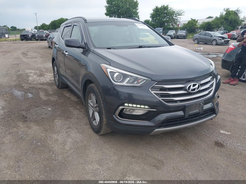 2017 Hyundai Santa fe VIN 5XYZUDLB6HG384694 IAAI salvage auction — FRONT END, Salvage Title, sold $1,700 on 2026-07-29 (photo 1)