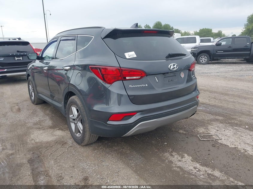 2017 Hyundai Santa fe VIN 5XYZUDLB6HG384694 IAAI salvage auction — FRONT END, Salvage Title, sold $1,700 on 2026-07-29 (photo 3)