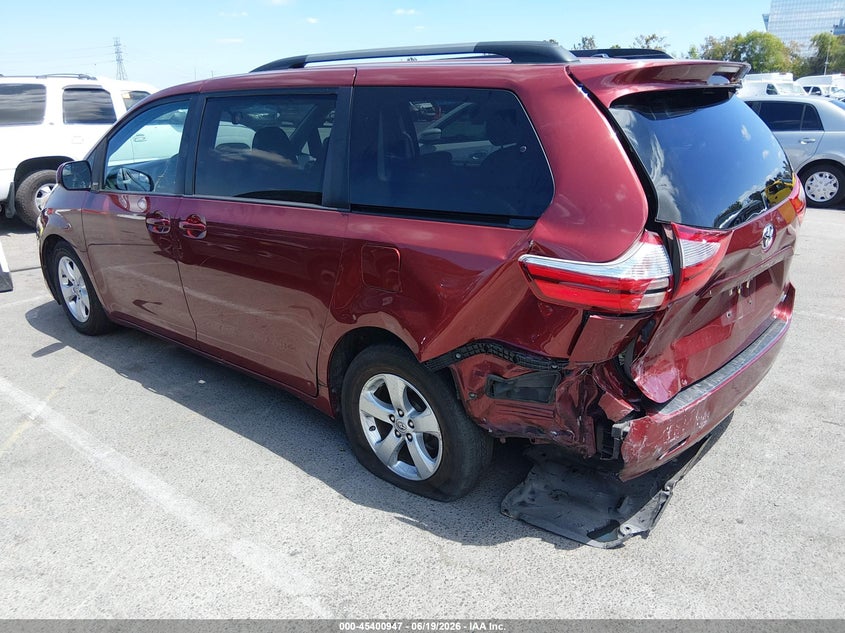 2017 Toyota Sienna VIN 5TDKZ3DC9HS880533 IAAI salvage auction — LEFT & RIGHT, Salvage (California), sold $25 on 2026-07-23 (photo 3)