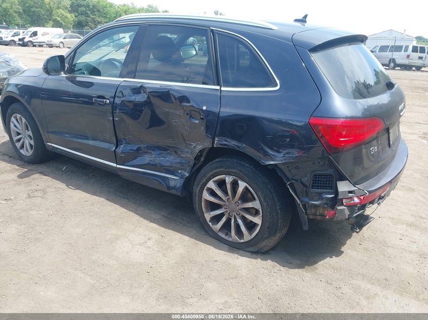 2014 Audi Q5 VIN WA1LFAFP4EA028790 IAAI salvage auction — LEFT SIDE, Salvage - Greater Than 75% (Maryland), sold $125 on 2026-07-11 (photo 3)