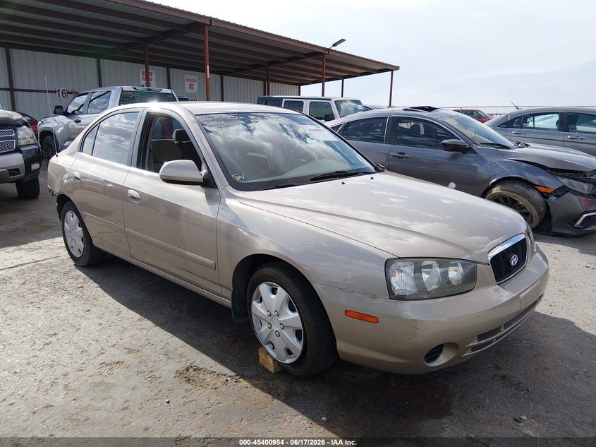 2003 Hyundai Elantra VIN KMHDN45D03U552614 IAAI salvage auction — LEFT SIDE, Salvage (Texas), sold $325 on 2026-07-22 (photo 1)