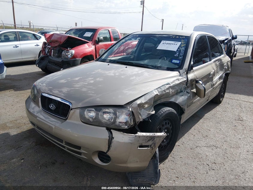 2003 Hyundai Elantra VIN KMHDN45D03U552614 IAAI salvage auction — LEFT SIDE, Salvage (Texas), sold $325 on 2026-07-22 (photo 2)