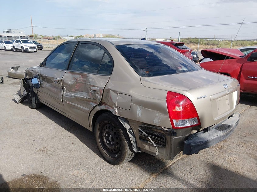 2003 Hyundai Elantra VIN KMHDN45D03U552614 IAAI salvage auction — LEFT SIDE, Salvage (Texas), sold $325 on 2026-07-22 (photo 3)