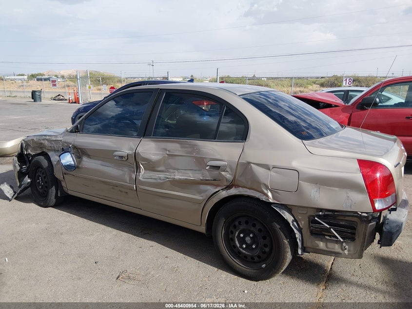 2003 Hyundai Elantra VIN KMHDN45D03U552614 IAAI salvage auction — LEFT SIDE, Salvage (Texas), sold $325 on 2026-07-22 (photo 6)