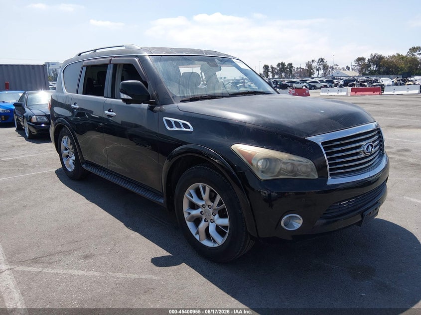 2011 Infiniti Qx56 VIN JN8AZ2NC6B9300668 IAAI salvage auction — SUSPENSION, Lien Papers (California), sold $825 on 2026-07-09 (photo 1)