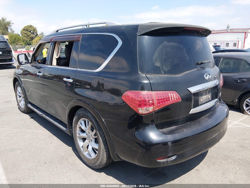 2011 Infiniti Qx56 VIN JN8AZ2NC6B9300668 IAAI salvage auction — SUSPENSION, Lien Papers (California), sold $825 on 2026-07-09 (photo 3)