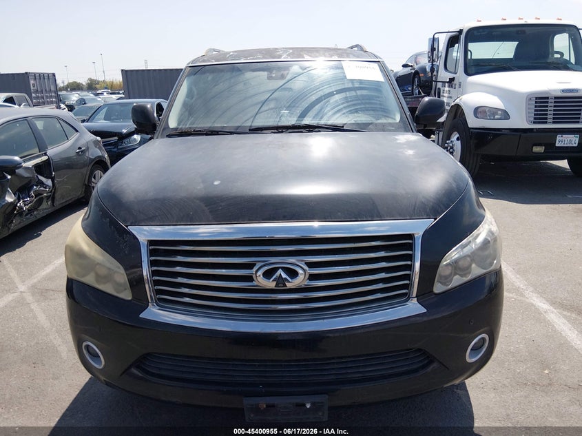 2011 Infiniti Qx56 VIN JN8AZ2NC6B9300668 IAAI salvage auction — SUSPENSION, Lien Papers (California), sold $825 on 2026-07-09 (photo 6)