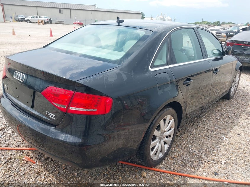 2011 Audi A4 VIN WAUHFAFL2BN002473 IAAI salvage auction — NORMAL WEAR, Clear (Alabama), sold $425 on 2026-07-07 (photo 4)