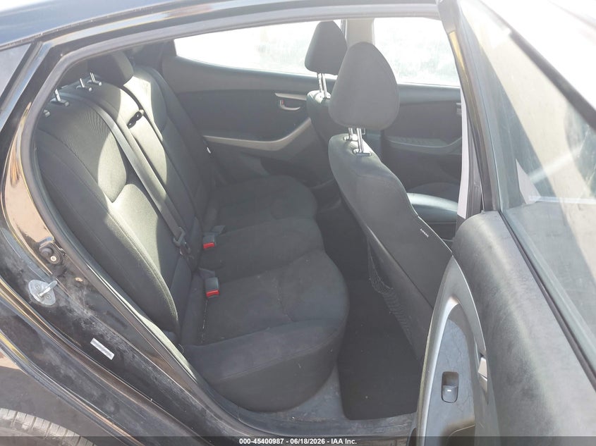 2015 Hyundai Elantra VIN KMHDH4AE9FU286164 IAAI salvage auction — WATER/FLOOD, Salvage (Texas), sold $25 on 2026-07-30 (photo 8)
