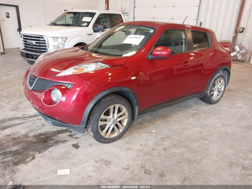 2013 Nissan Juke VIN JN8AF5MR8DT202392 IAAI salvage auction — FRONT & REAR, Clear (Michigan), sold $600 on 2026-07-19 (photo 2)