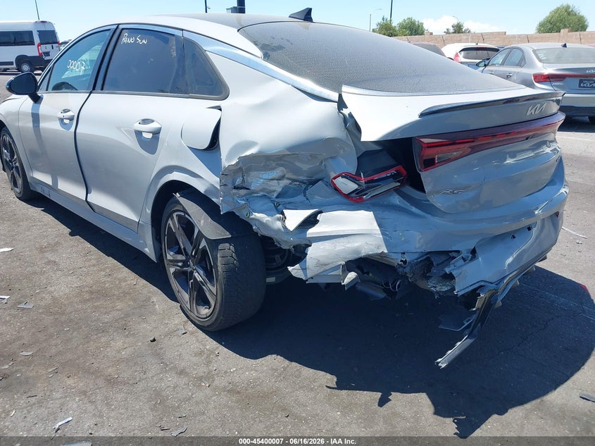 2022 Kia K5 VIN 5XXG64J24NG110298 IAAI salvage auction — REAR END, Salvage Certificate (California), sold $3,350 on 2026-07-24 (photo 6)