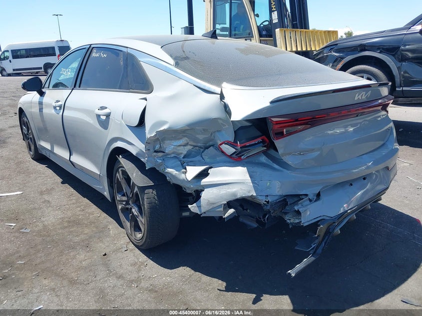 2022 Kia K5 VIN 5XXG64J24NG110298 IAAI salvage auction — REAR END, Salvage Certificate (California), sold $3,350 on 2026-07-24 (photo 3)