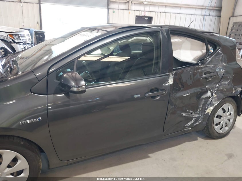 2013 Toyota Prius c VIN JTDKDTB36D1546369 IAAI salvage auction — REAR END, Salvage (North Carolina), sold $775 on 2026-07-30 (photo 6)