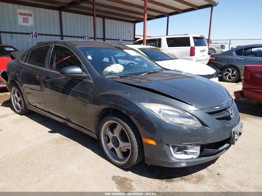 2012 Mazda 6 VIN 1YVHZ8DH7C5M37034 IAAI salvage auction — FRONT & REAR, Salvage (Texas), sold $300 on 2026-07-22 (photo 1)