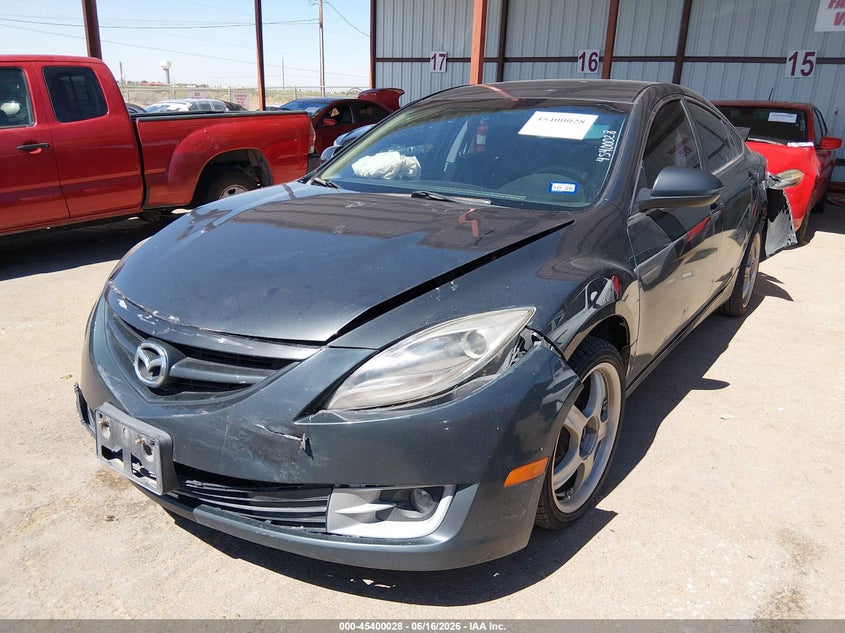 2012 Mazda 6 VIN 1YVHZ8DH7C5M37034 IAAI salvage auction — FRONT & REAR, Salvage (Texas), sold $300 on 2026-07-22 (photo 2)
