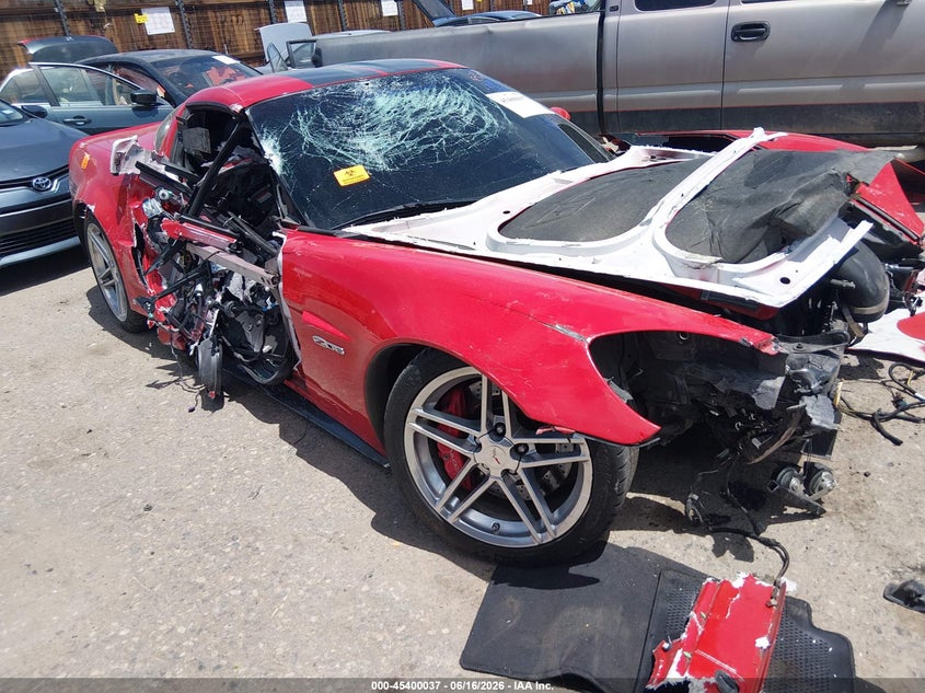 2007 Chevrolet Corvette VIN 1G1YY26E375102263 — IAAI salvage auction photo