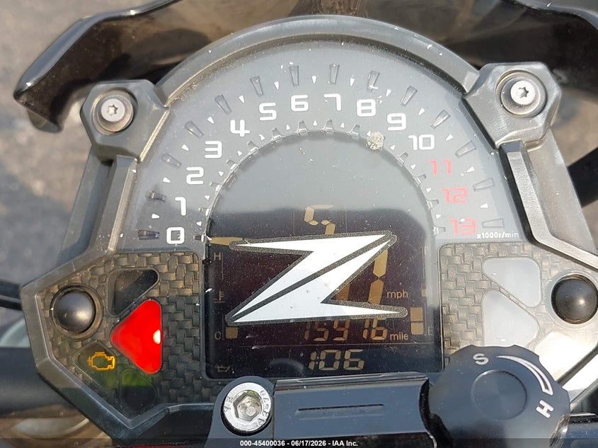 2017 Kawasaki Zr VIN JKAZR2A12HDA17223 IAAI salvage auction — ALL OVER, Rebuildable (Florida), sold $1,100 on 2026-07-28 (photo 7)