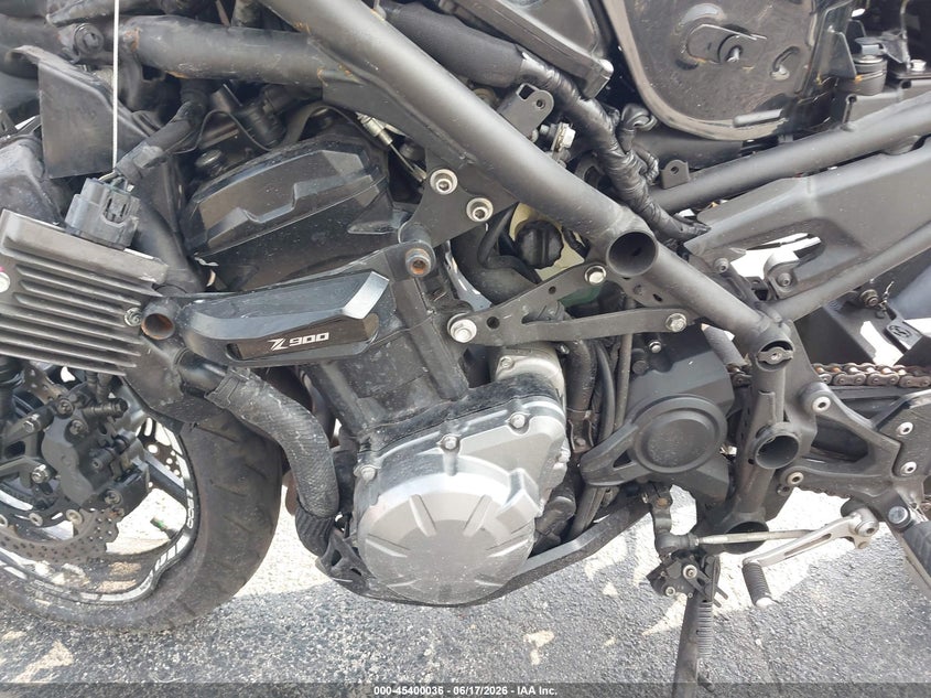 2017 Kawasaki Zr VIN JKAZR2A12HDA17223 IAAI salvage auction — ALL OVER, Rebuildable (Florida), sold $1,100 on 2026-07-28 (photo 9)
