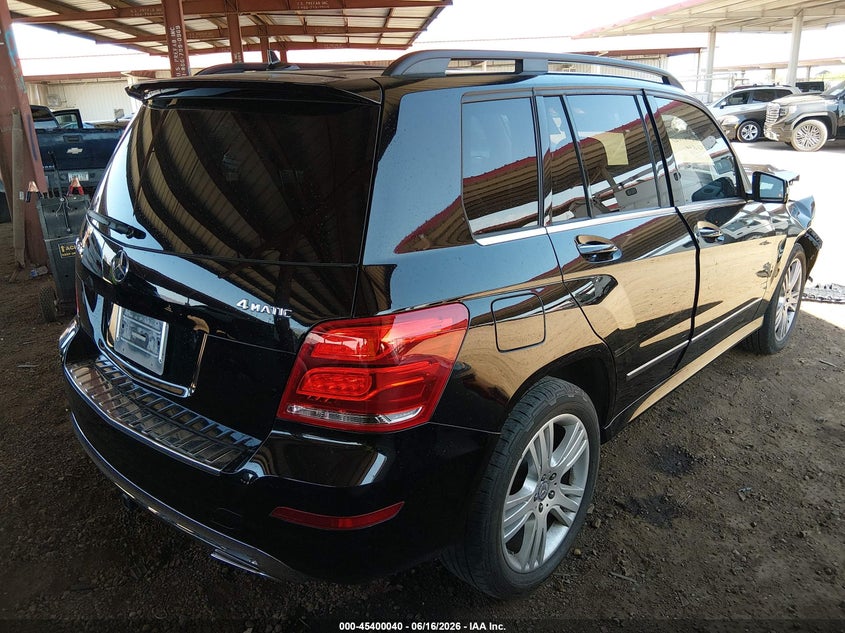 2015 Mercedes-benz Glk-klasse VIN WDCGG8JB0FG349064 IAAI salvage auction — FRONT END, Salvage (Arizona), sold $725 on 2026-07-28 (photo 4)