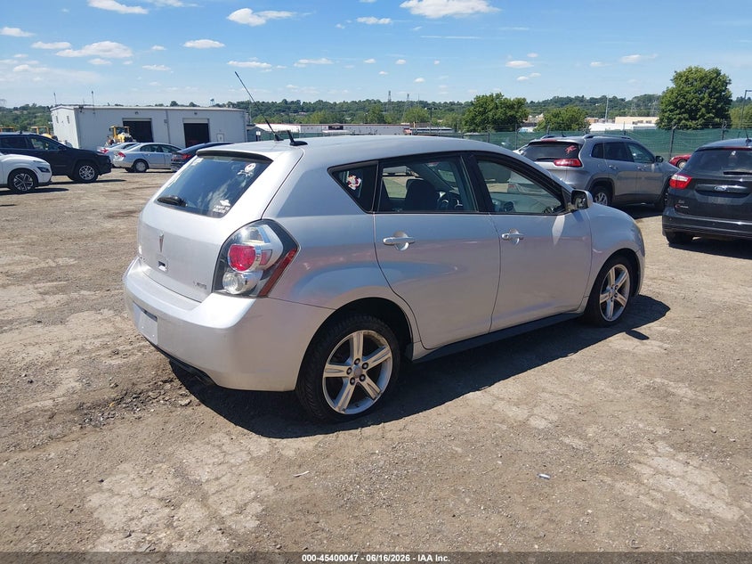 2009 Pontiac Vibe VIN 5Y2SP67059Z456632 IAAI salvage auction — NORMAL WEAR, Clear (Pennsylvania), sold $375 on 2026-07-10 (photo 4)