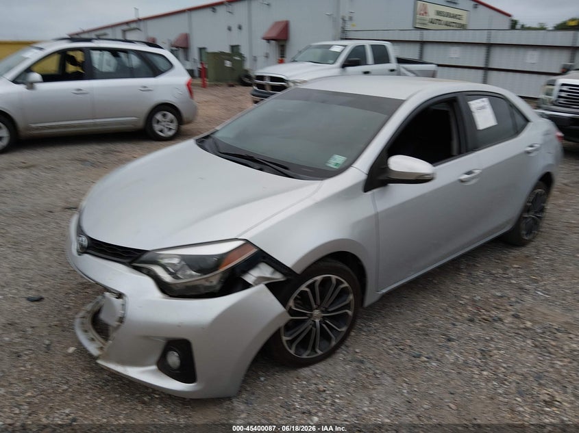 2016 Toyota Corolla VIN 5YFBURHE8GP403063 IAAI salvage auction — FRONT END, Salvage (Louisiana), sold $2,100 on 2026-07-27 (photo 2)