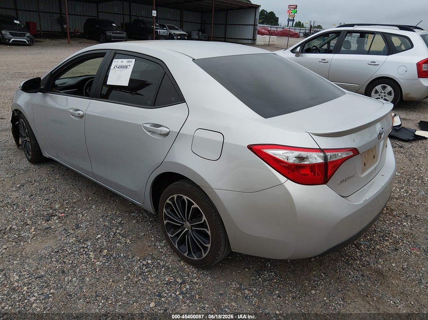2016 Toyota Corolla VIN 5YFBURHE8GP403063 IAAI salvage auction — FRONT END, Salvage (Louisiana), sold $2,100 on 2026-07-27 (photo 3)