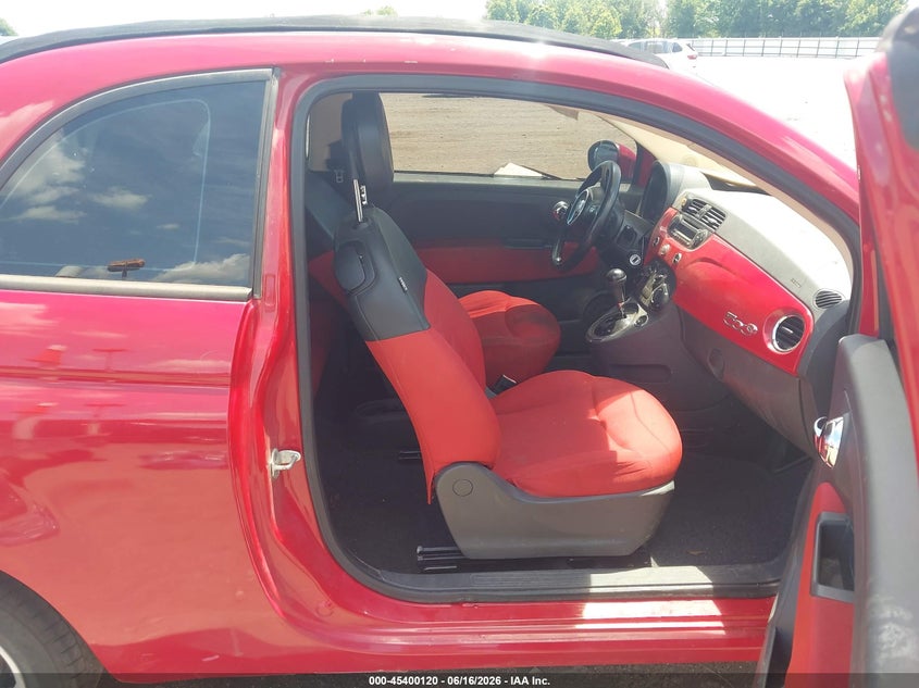 2013 Fiat 500 VIN 3C3CFFDR0DT612199 IAAI salvage auction — FRONT END, Salvage (Arkansas), sold $525 on 2026-07-29 (photo 5)