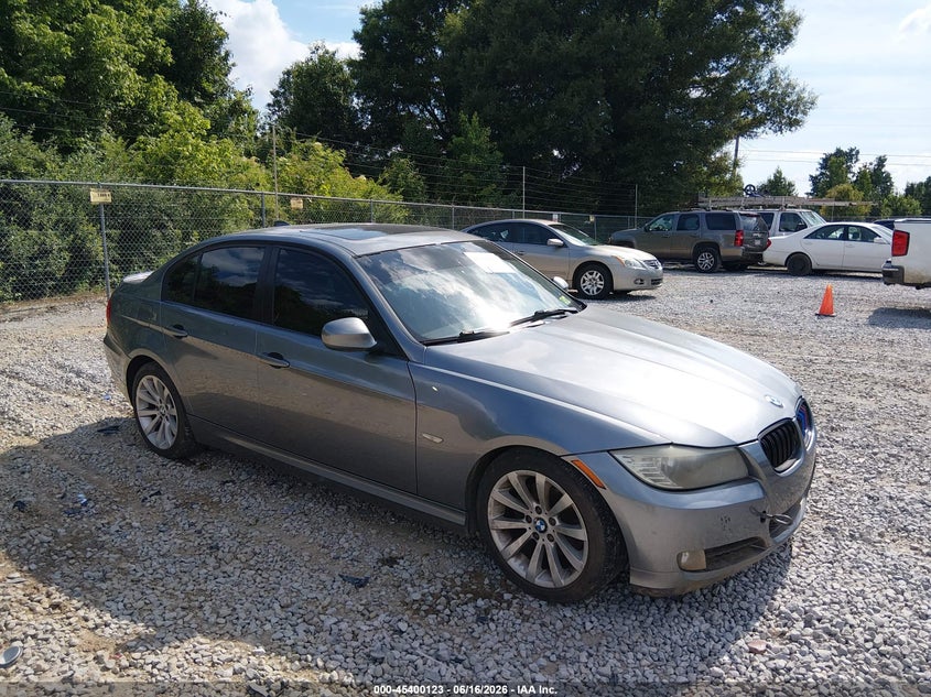 2011 BMW 3 series VIN WBAPH7G52BNN04554 IAAI salvage auction — NORMAL WEAR, Clear (Tennessee), sold $225 on 2026-07-13 (photo 1)