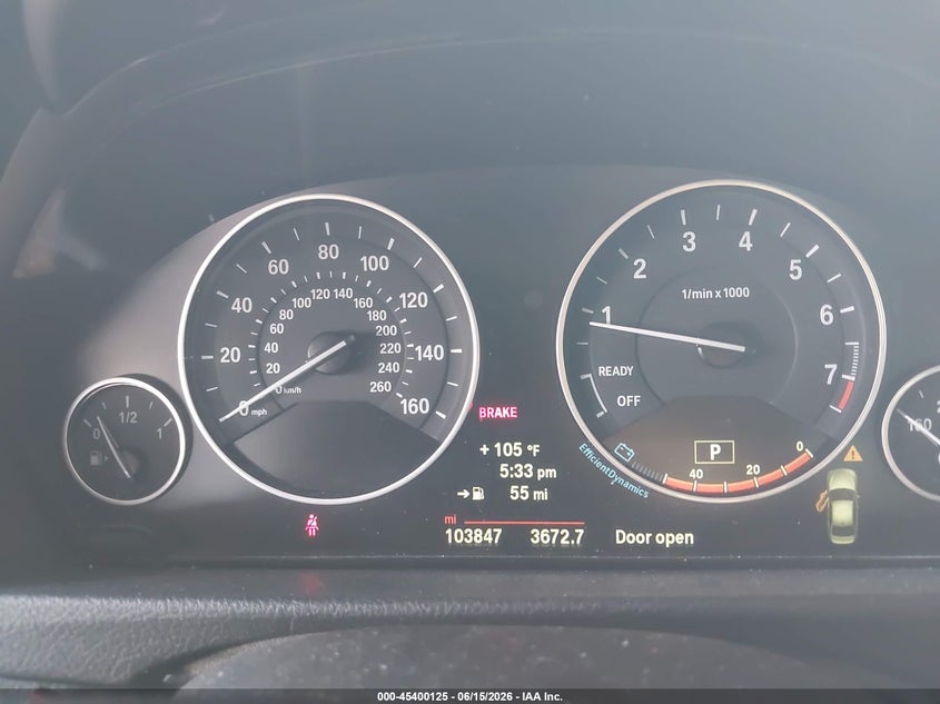2014 BMW VIN WBA3B3C58EJ982505 IAAI salvage auction — FRONT END, Salvage (Arizona), sold $1,575 on 2026-07-21 (photo 7)