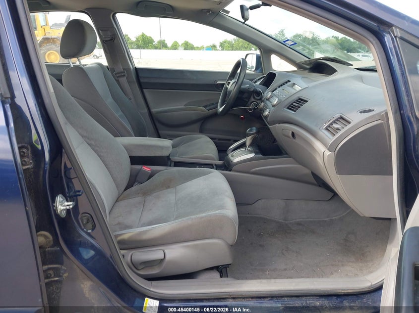 2011 Honda Civic VIN 19XFA1F53BE005591 IAAI salvage auction — LEFT REAR, Original (Texas), sold $850 on 2026-07-10 (photo 5)