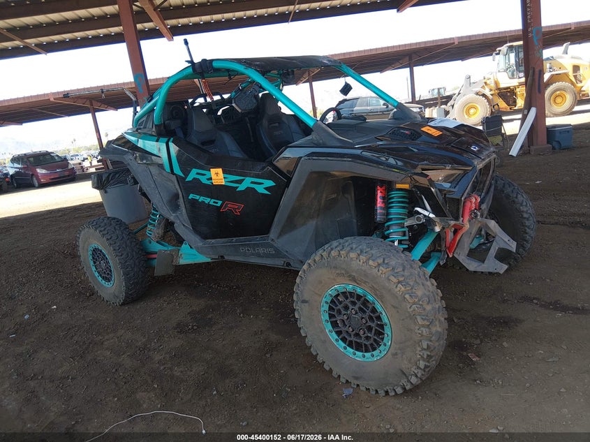 2025 Polaris Rzr VIN 3NSRPD2K8SG074790 IAAI salvage auction — FRONT & REAR, Salvage (Arizona), sold $16,600 on 2026-07-14 (photo 1)