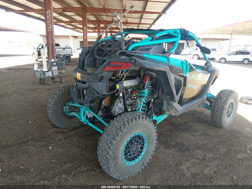 2025 Polaris Rzr VIN 3NSRPD2K8SG074790 IAAI salvage auction — FRONT & REAR, Salvage (Arizona), sold $16,600 on 2026-07-14 (photo 4)