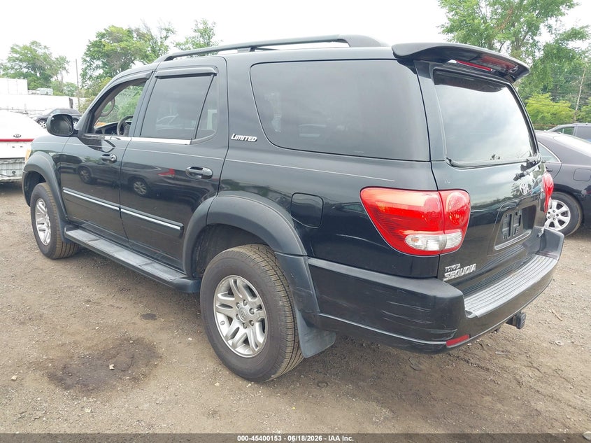 2005 Toyota Sequoia VIN 5TDZT38A85S250149 IAAI salvage auction — FRONT END, Salvage (New Jersey), sold $1,000 on 2026-07-31 (photo 3)