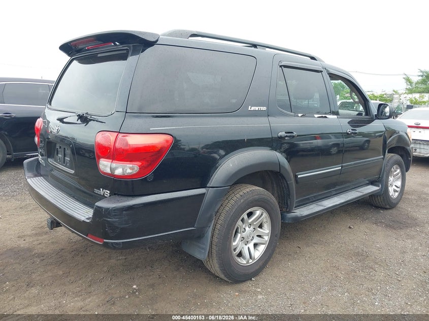 2005 Toyota Sequoia VIN 5TDZT38A85S250149 IAAI salvage auction — FRONT END, Salvage (New Jersey), sold $1,000 on 2026-07-31 (photo 4)