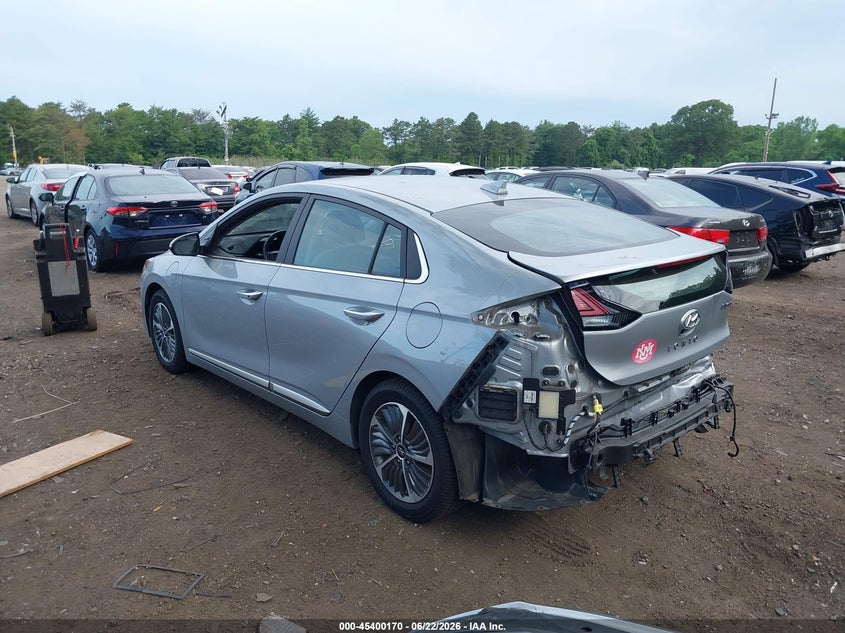 2021 Hyundai Ioniq VIN KMHCX5LD0MU247470 IAAI salvage auction — REAR END, Salvage Title, sold $6,900 on 2026-07-21 (photo 3)