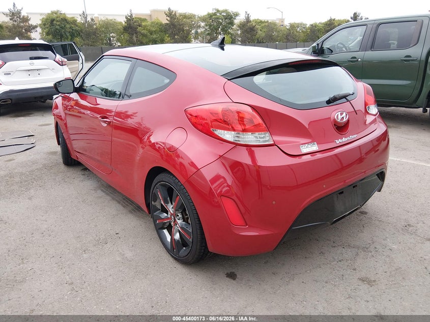 2015 Hyundai Veloster VIN KMHTC6AD3FU241329 IAAI salvage auction — LEFT FRONT, Salvage (California), sold $1,050 on 2026-07-13 (photo 3)